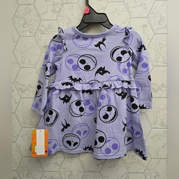 Nwt Nightmare Before Christmas Toddler Girl Size 18 months Printed Dress - Picture 5 of 9